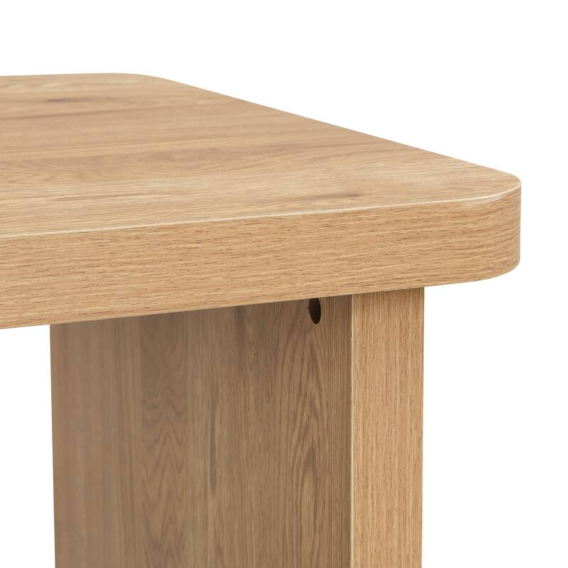 GDFStudio - Carter L-Shaped Farmhouse Coffee Table with Detachable Design