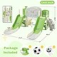 preview thumbnail 32 of 70, 8-in-1 Ocean-Themed Kids Slide Playset
