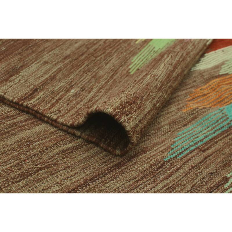 Winchester Flatweave Radclyf Brown/Ivory Rug - 9'3" x 12'1"