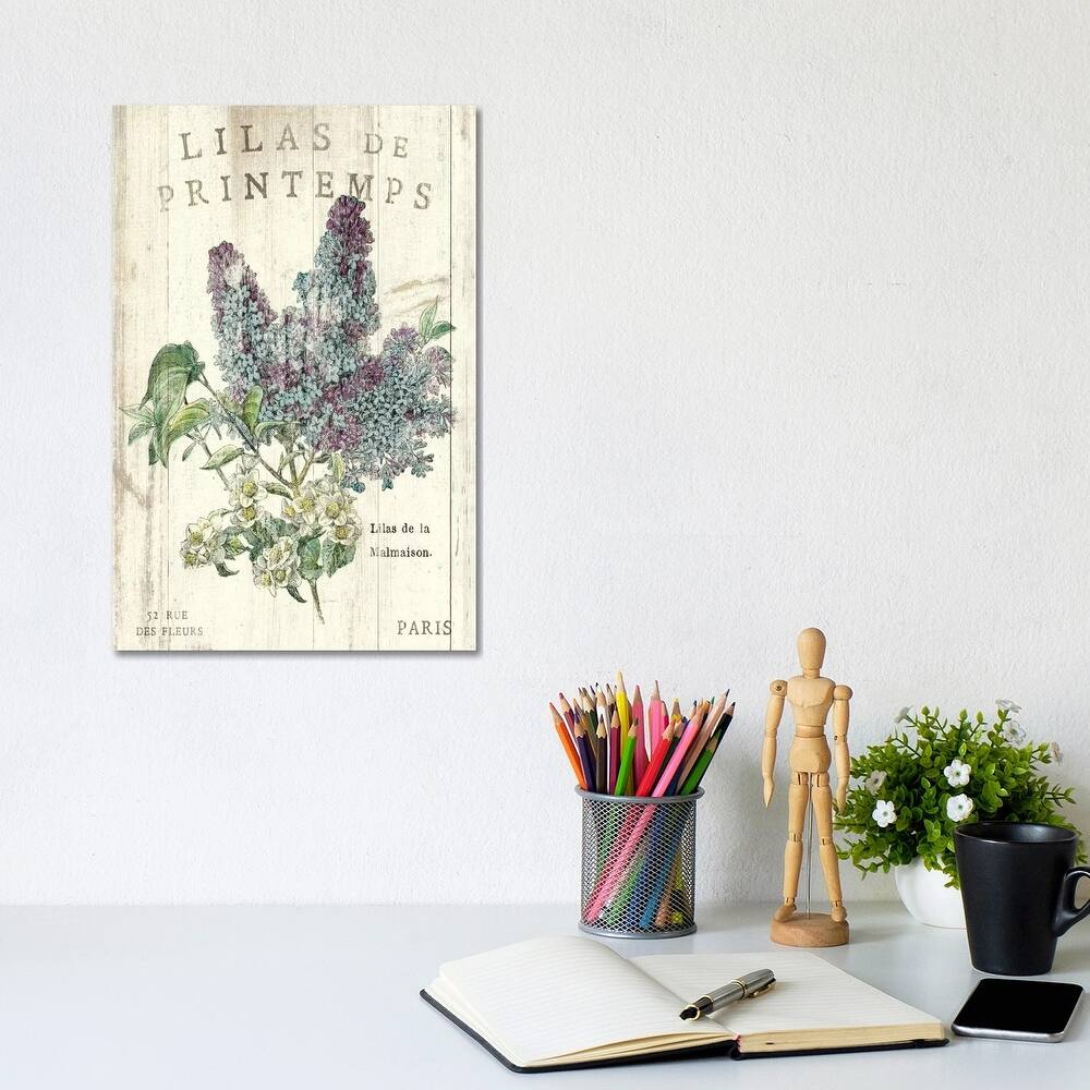 iCanvas "Lilas de Printemps " by Sue Schlabach Canvas Print