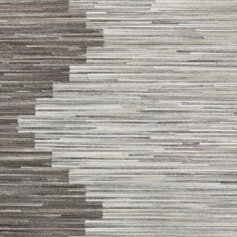 Mekaisto Handmade Modern Lodge Hair on Hide Area Rug