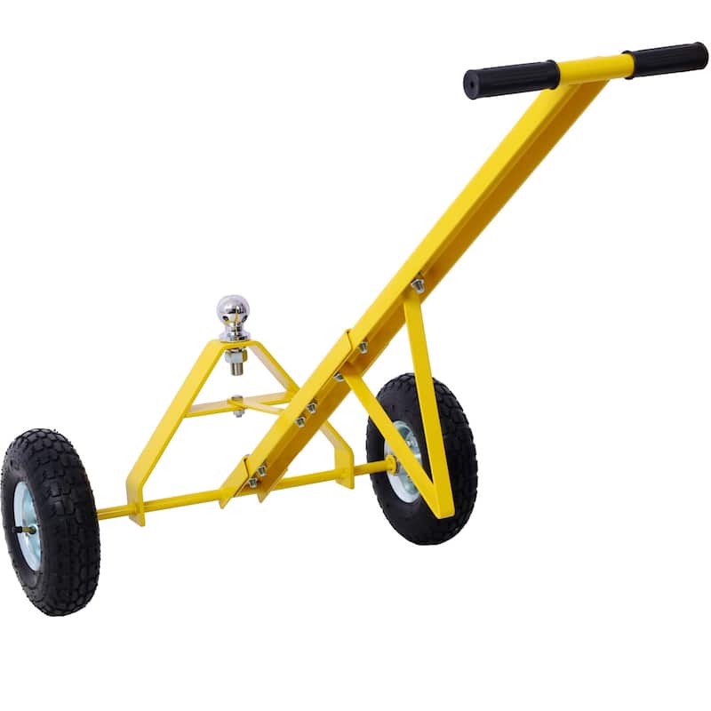 Multifunctional trailer dolly with 10-inch pneumatic tires, 600 lbs capacity