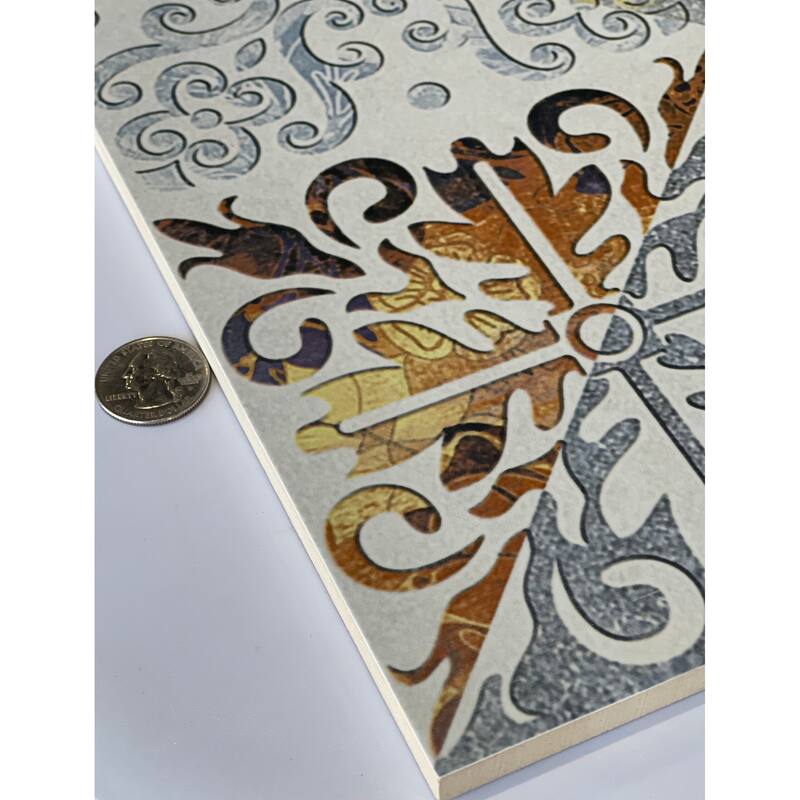 Pisa 12 x 24 Ceramic Tile for Wall & Floor in Multi-Color