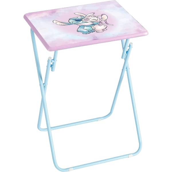 slide 2 of 6, Disney Stitch Folding Tray Table,Portable Snack Laptop Table