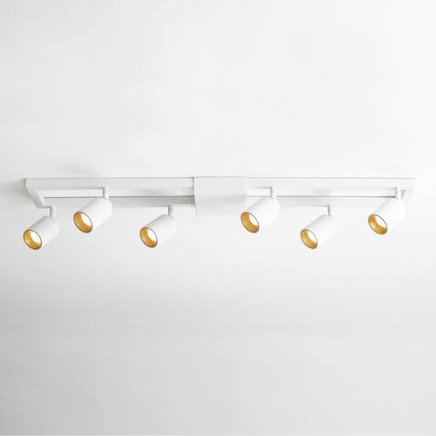 Vidalite 6 Bulb LED Sqaure Head Track - White
