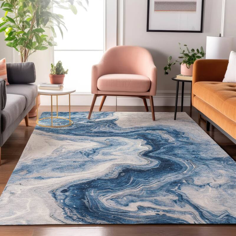 Premium Washable Super Soft Modern River Mayfield Rug