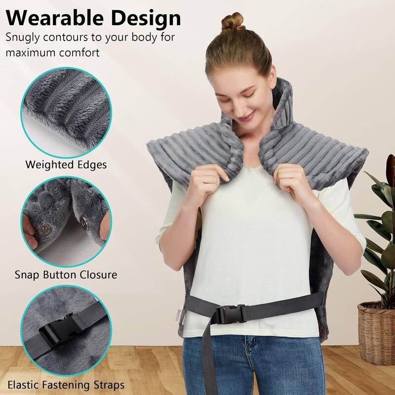 33"x24" Fast Heating Electric Heating Pad for Back Pain Relief for Best Winter Gifts