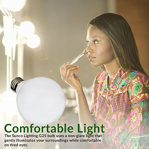 Vanity Globe Light Bulbs G25 LED for Bathroom Mirror Decorative - Bed Bath  & Beyond - 13888592