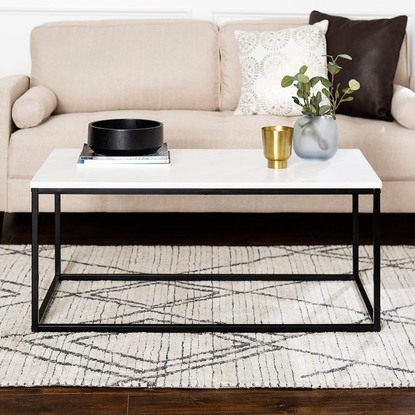 Carbon Loft Geller Metal Frame Coffee Table. Opens flyout.