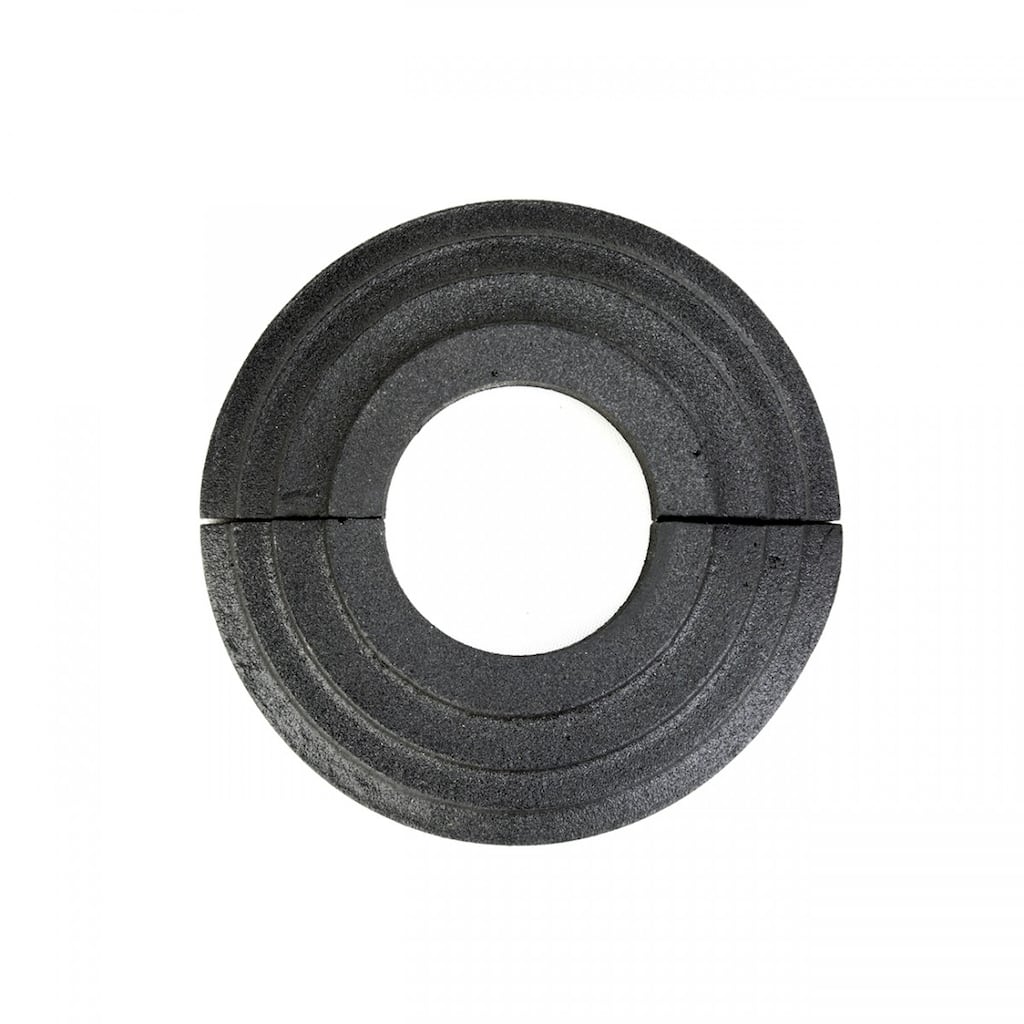 Black Aluminum Radiator Flanges Escutcheon Ring Plate 1.25" ID 3" OD IPS Rust Resistant Renovators Supply