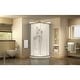 preview thumbnail 32 of 38, DreamLine Prime 33 in. x 33 in. x 76 3/4 in. H Shower Enclosure, Shower Base and Acrylic Backwall Kit