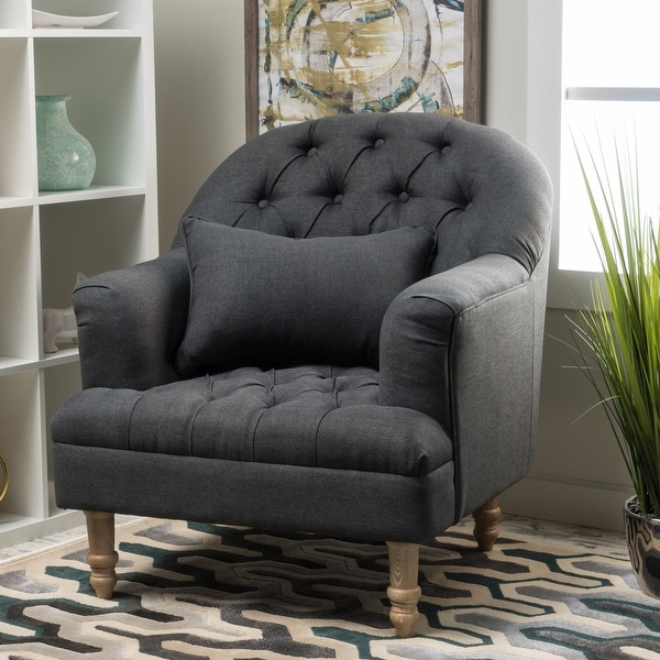 Christopher knight tufted discount chair