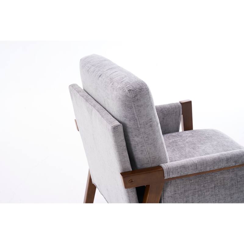 Mid-Century Modern Accent Chairs ,Modern Accent Chair,Chair with Soft Waist Cushion,Ergonomic Lounge Chairs