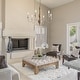 preview thumbnail 4 of 9, Azizon French Country 6-Light Rustic Wood Chandelier Modern Farmhouse Hanging Lights - L29.5 XW 29.5 XH 24.4