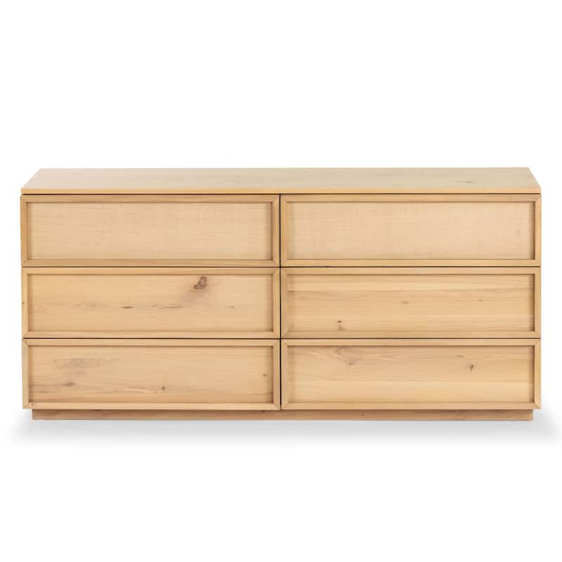 SAFAVIEH Couture Zeus 6-Drawer Wood Dresser - Natural