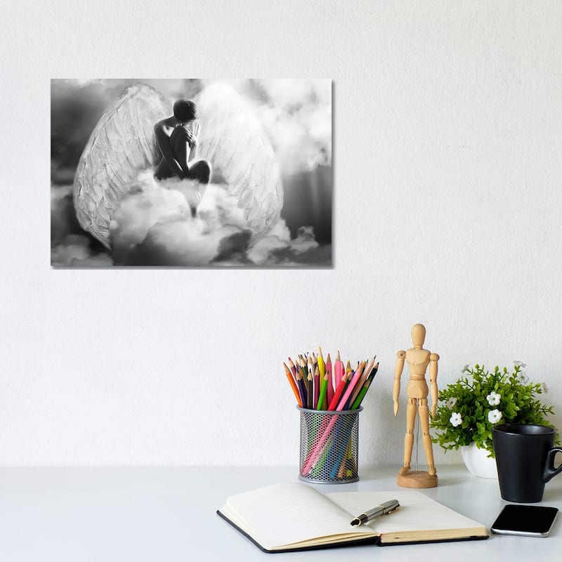 iCanvas "Angel Wings" by Tatiana Amrein Canvas Print - 8x12x0.75