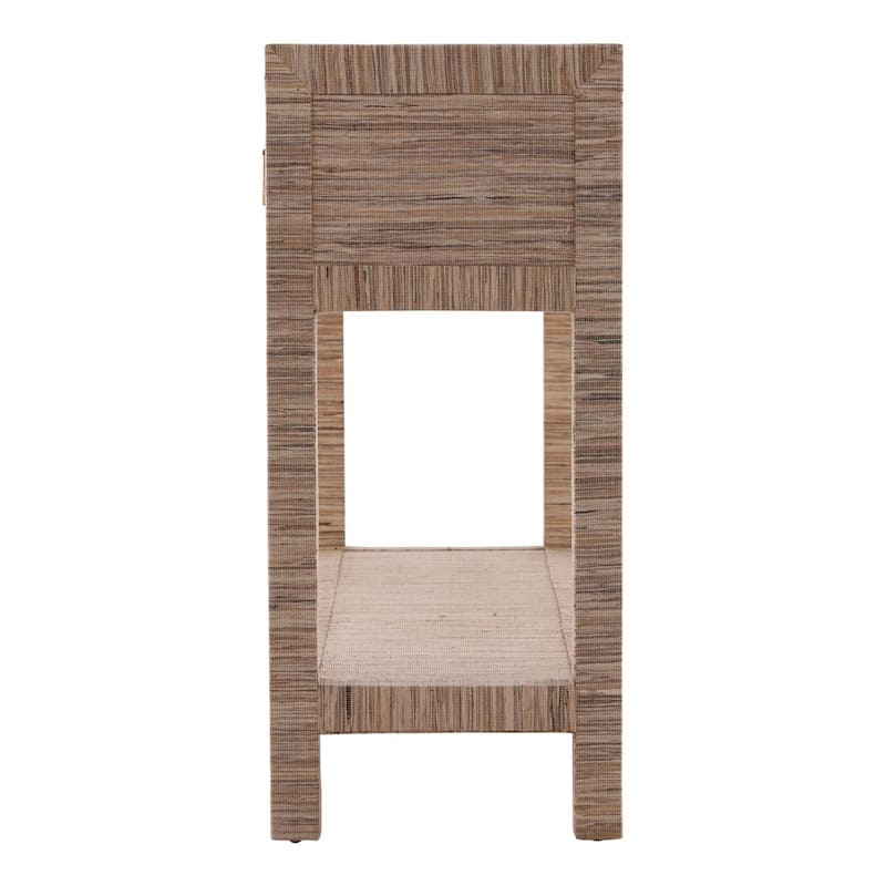 Furniture Classics Abrams Mahogany & Gold Console Table