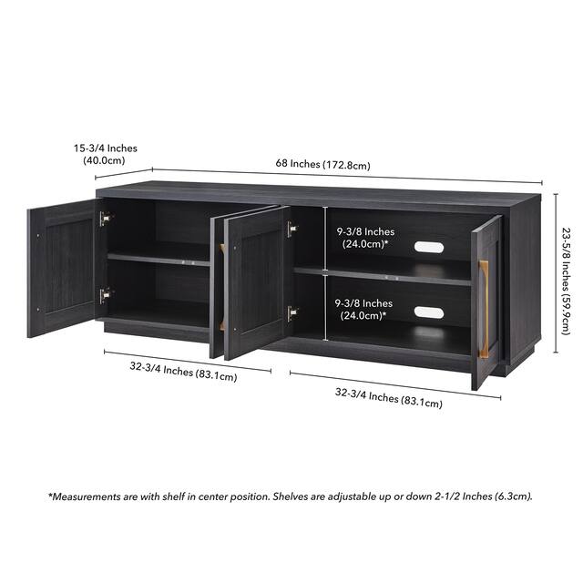 Tillman Rectangular TV Stand for TV's up to 80"
