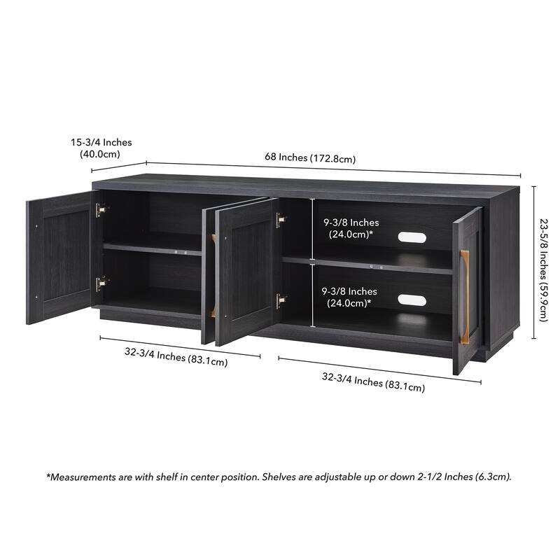 Tillman Rectangular TV Stand for TV's up to 75"