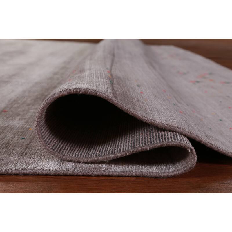 Hand Knotted Oriental 100% Wool Carpet Tribal Tribal Beige & Ivories Gabbeh Area Rug - 12' 4'' X 9' 0''