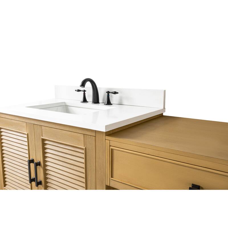 Estate 102" Double Sink Bathroom Vanity Modular Set