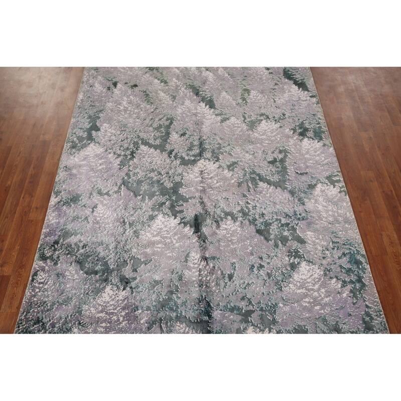 All-Over Abstract Modern Area Rug Handmade Wool Carpet - 6'0" x 9'0"