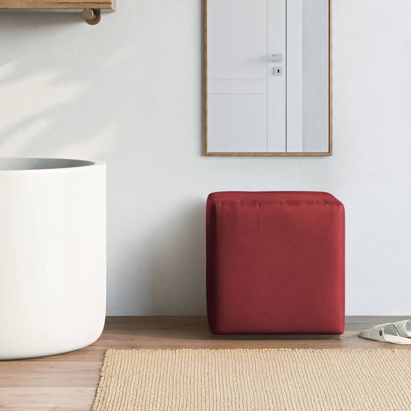 Allan Andrews Universal Cube Ottoman with Slipcover, Avanti Collection