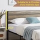preview thumbnail 12 of 28, VECELO Twin Size Kids Bed Frames Set with Headboard and Footboard 2-Pack Wooden Rail Headboard Kids Bed