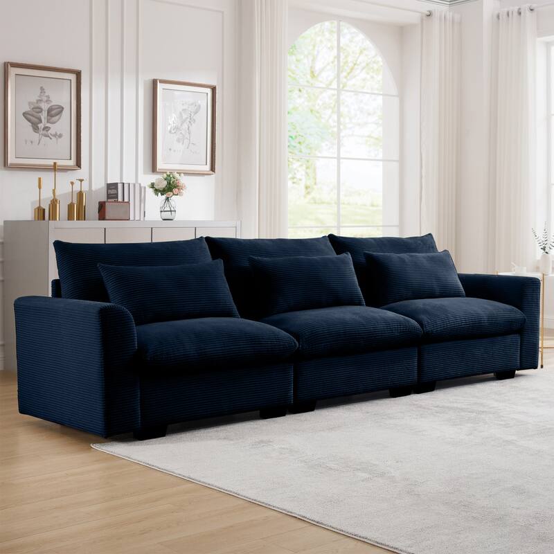 GDFStudio- Mark Corduroy Three-Seater Sofa