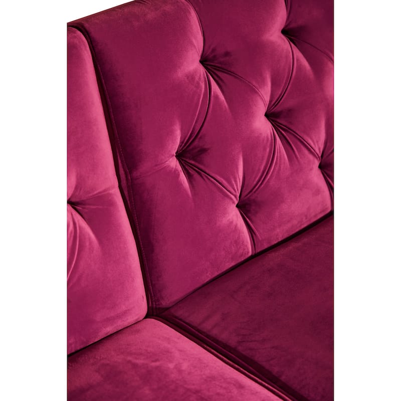 87.8'' Convertible Velvet Sofa Bed Sleeper Futon