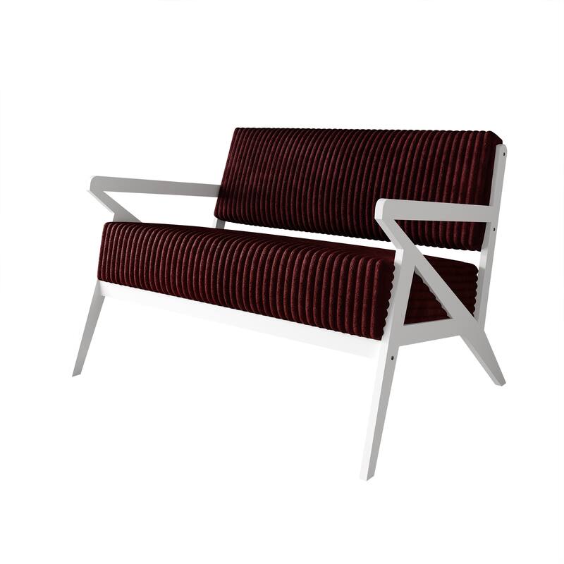 CraftPorch Chic Modern Velvet Upholstered Loveseat