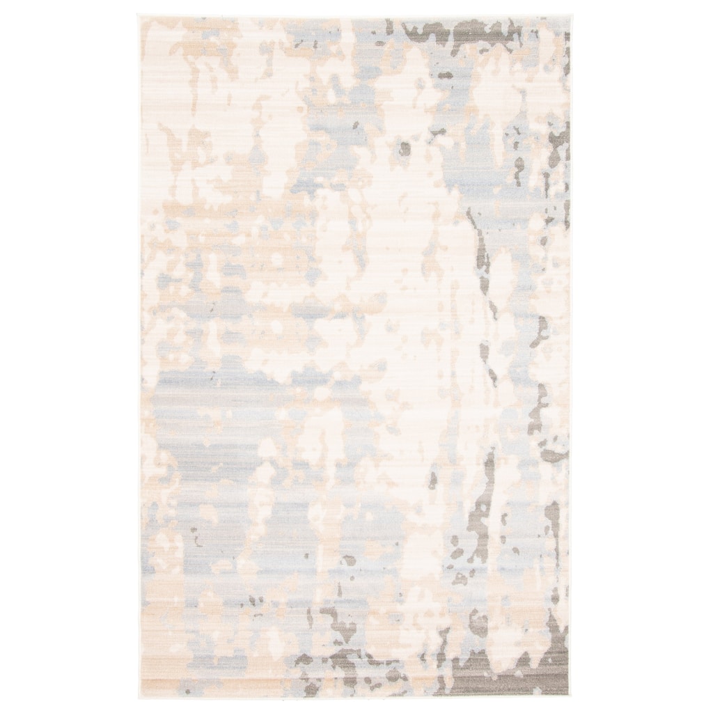 ECARPETGALLERY Machine Woven Shay Ivory Area Rug