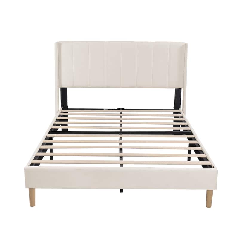 Alazyhome Upholstered Platform Bed Frame