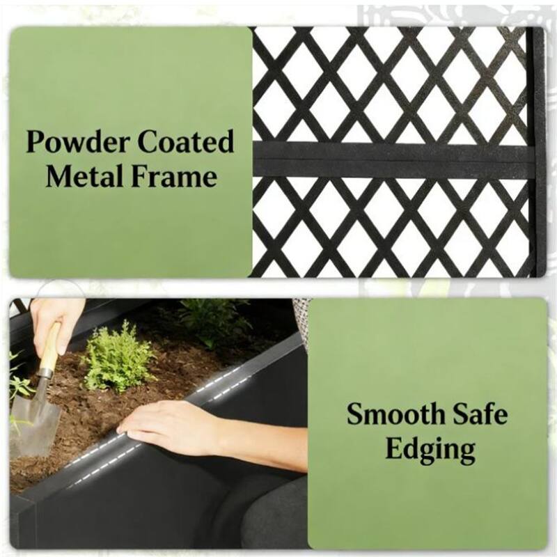 Metal Flower Pots, Elevated Garden Beds, Plant Racks