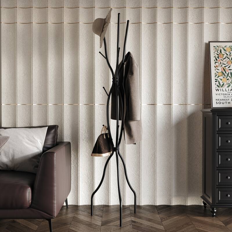 CraftPorch Modern Freestanding Metal Coat Rack - N/A