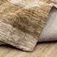 preview thumbnail 9 of 8, Thalia Scandinavian Textured Stripes Beige/ Rust PET Yarn Area Rug