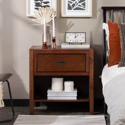 Middlebrook Solid Wood Modern 1-Drawer Nightstand