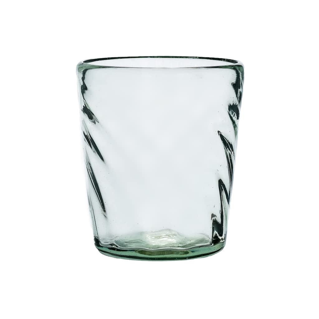 10 Strawberry Street Optic Swirl Handblown Mexican Glassware, Sets of 6