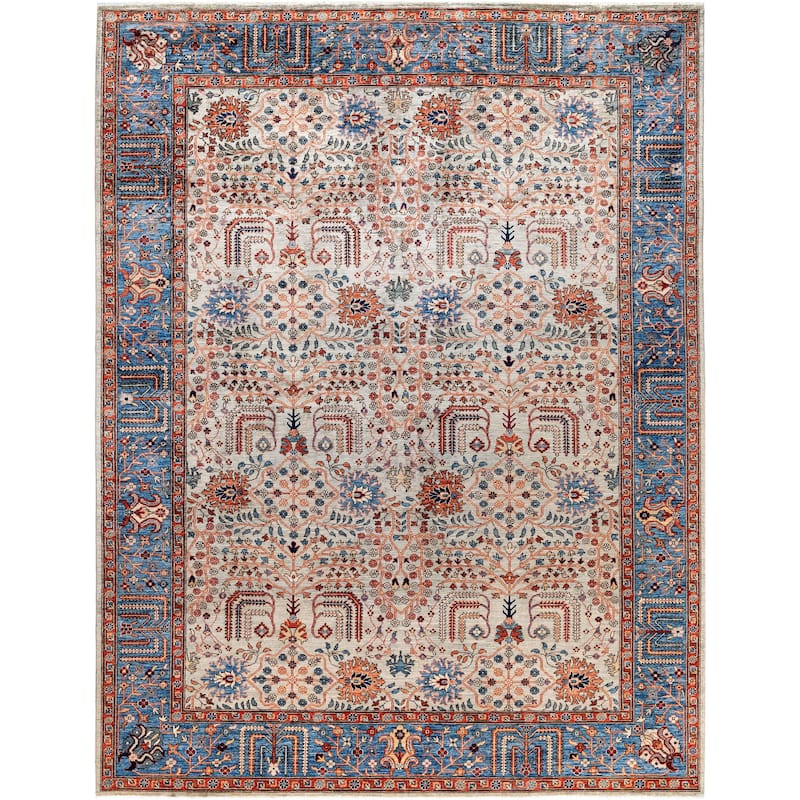 Serapi One-of-a-Kind Hand-Knotted Area Rug - Gray - 9' 2" x 11' 11"