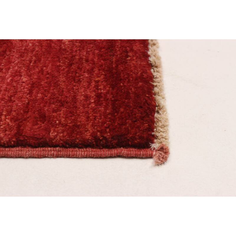 Pak Finest Gabbeh Red Rug 3'2" x 4'8" - 3'2 x 4'8