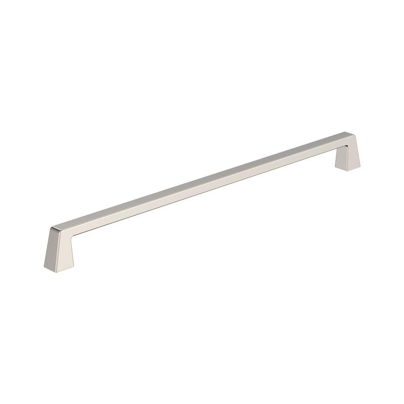 Amerock Blackrock Kitchen Cabinet Pull - 12-5/8 in Center to Center - Polished Nickel
