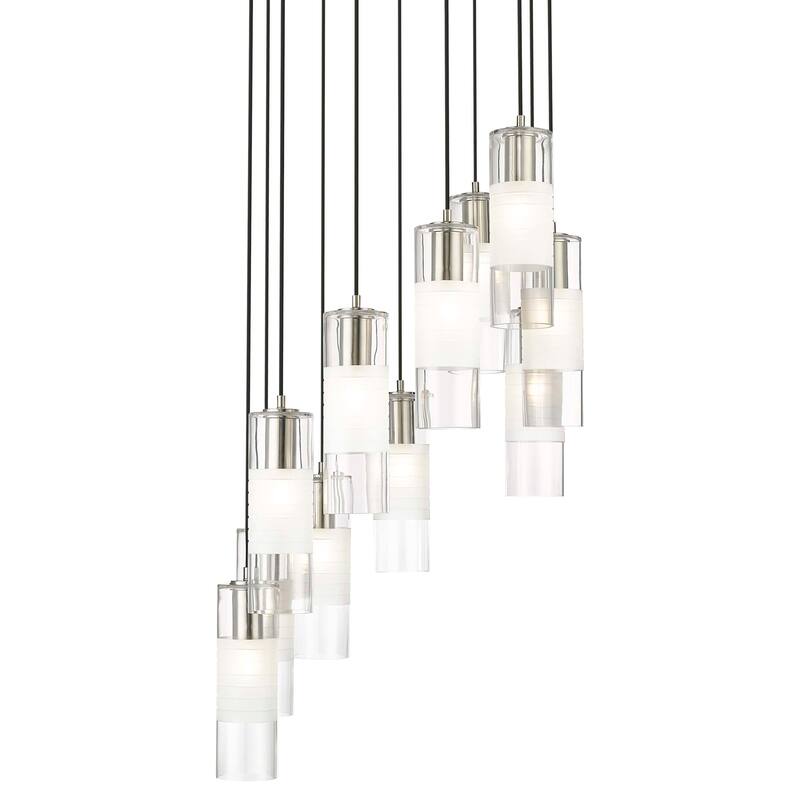 Z-Lite 824P-11R Alton 11 Light 24" Wide Chandelier - Brushed Nickel