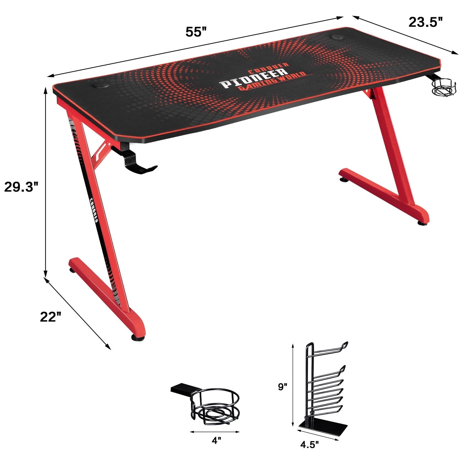 Pioneer gaming desk discount