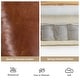 preview thumbnail 10 of 67, HULALA HOME Cigar Mid-century Modern Genuine Leather Recliner with Solid Wood Legs and Nailhead Trim