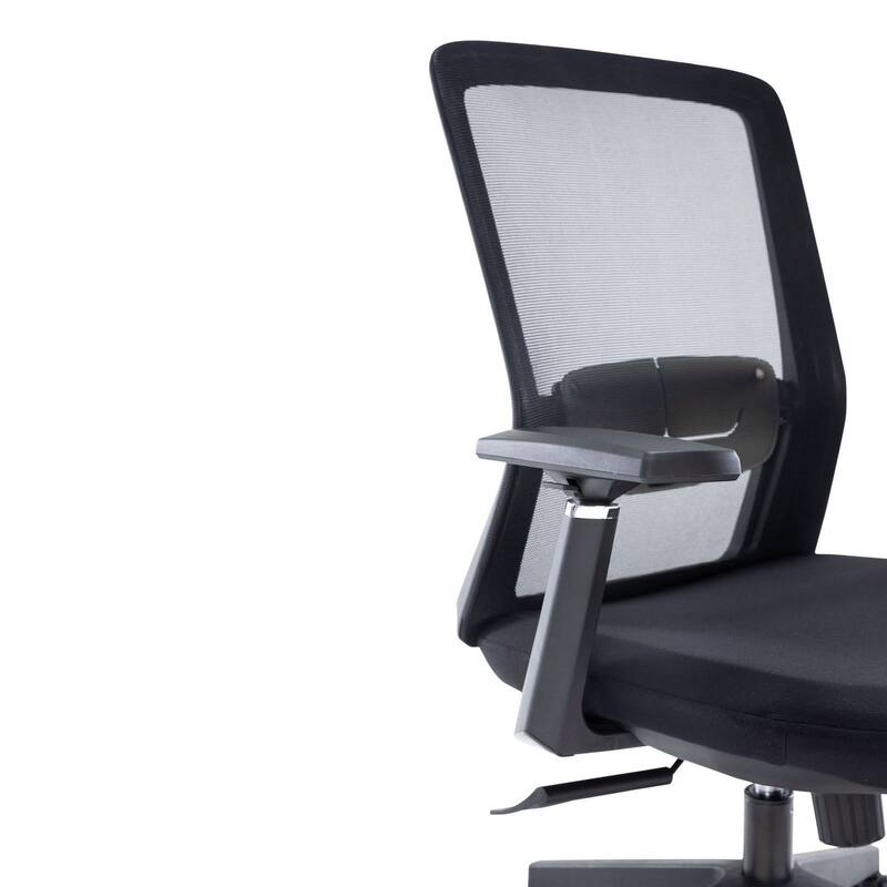 Ingram Contemporary Ergonomic Mesh Office Chair - Adjustable Height & Armrests, Mid-Back Swivel Desk Chair for Home Office