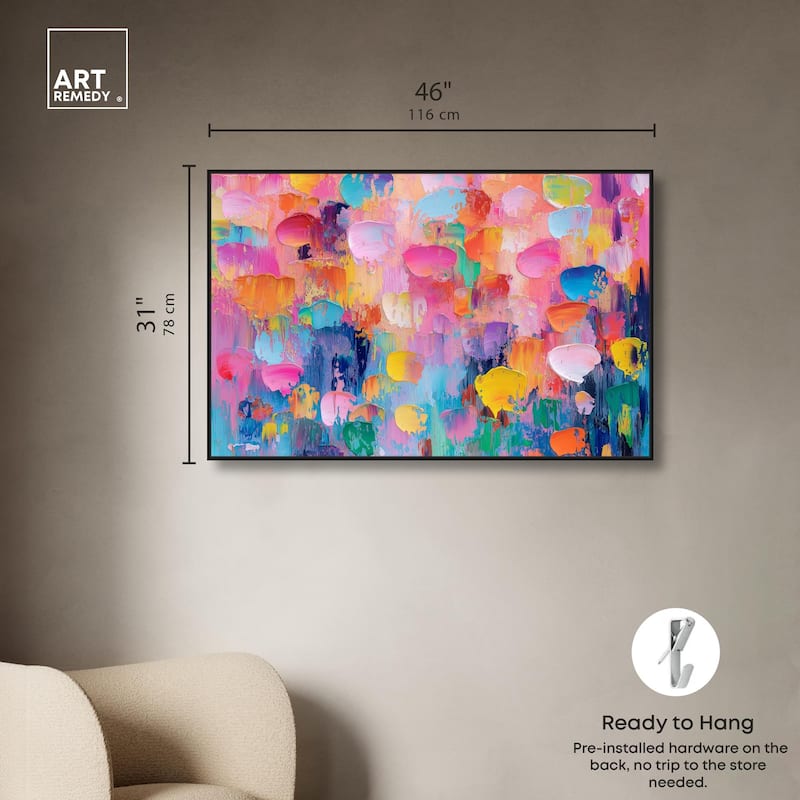 Jubilee of Colors Canvas by Art Remedy