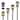 Solar Lamp Post Lights 4 Pack