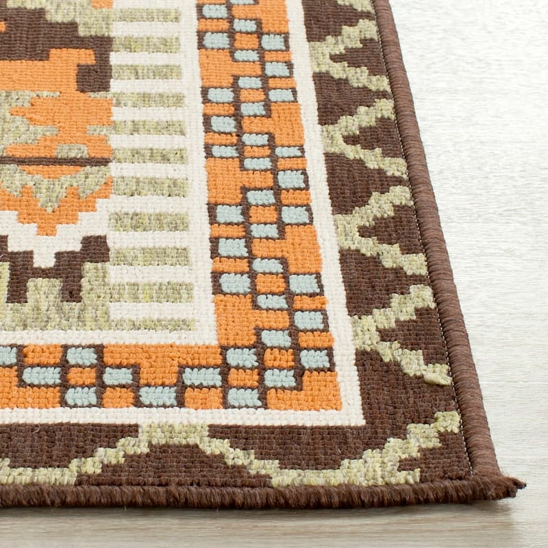 SAFAVIEH Veranda Vitaline Indoor/ Outdoor Waterproof Patio Backyard Rug