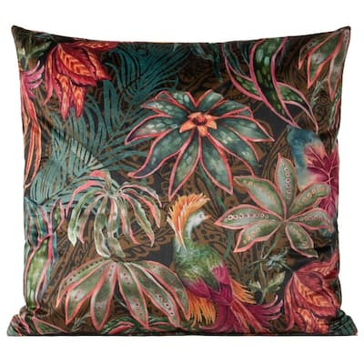 Smithsonian Les Plumes Velvet Throw Pillow