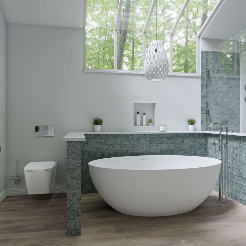 Eago 1.1 / 1.6 Dual Flush Wall Mounted One Piece Elongated Toilet -